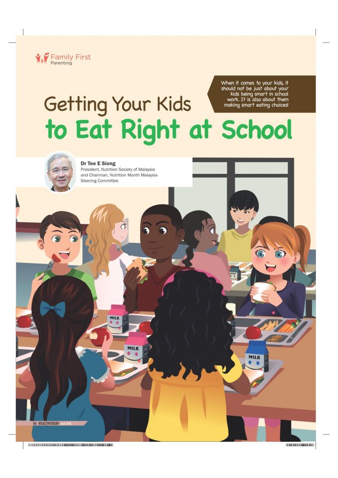 Getting your kids to eat right at school